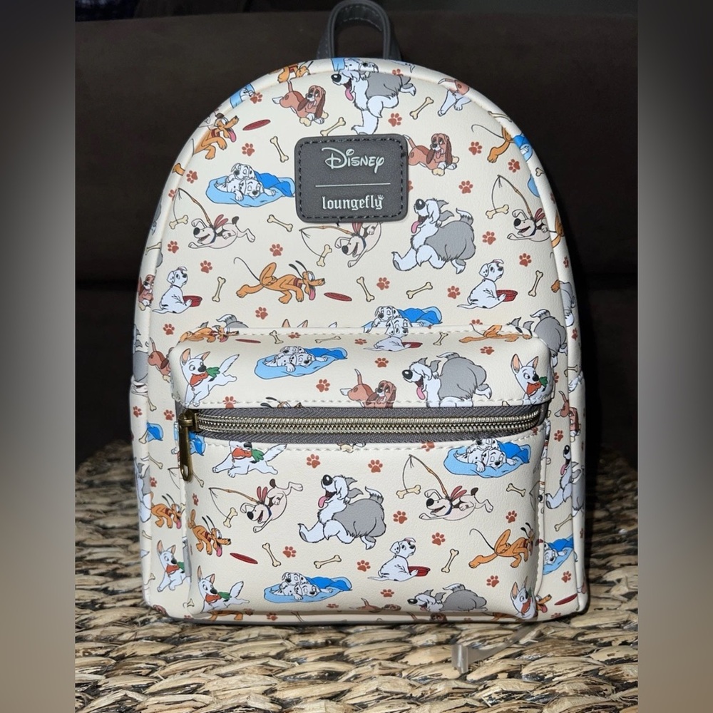 Loungefly Disney Dogs Play Mini Backpack